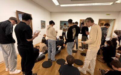 Die Klasse 9a meets Kunst – Kunst meets Sprache