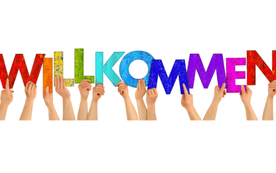 Fünf 5. Klassen, Sprinties und die Deutschklasse an ihrem ersten Tag bei uns an der ASR